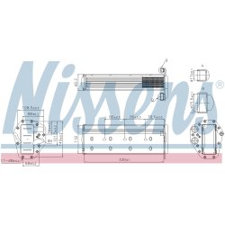 Intercooler NISSENS 961447 OE Ref 8603914
