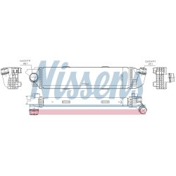 Intercooler NISSENS 96149 OE Ref 144962019R NISSENS