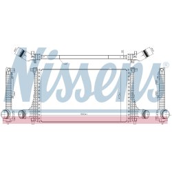 Intercooler NISSENS 961502 OE Ref 3QG145803 NISSENS
