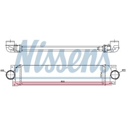 Intercooler NISSENS 961505 OE Ref E1G36K775JA NISSENS