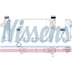Intercooler NISSENS 961522 OE Ref 1971051TG01