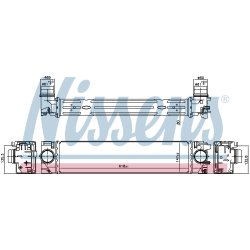 Intercooler NISSENS 961540 OE Ref 31439780 NISSENS