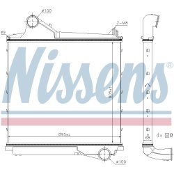 Intercooler NISSENS 961555 OE Ref 7421162608