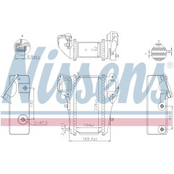 Intercooler NISSENS 961586 OE Ref 19710RZ0G01