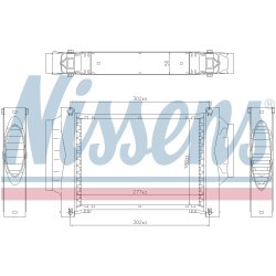 Intercooler NISSENS 961604 OE Ref 7565302