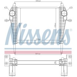 Intercooler NISSENS 96185 OE Ref 504289364
