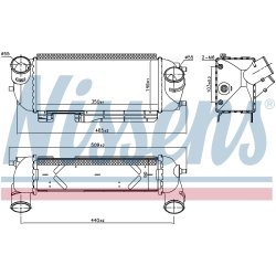 Intercooler NISSENS 96192 OE Ref 282712F750 NISSENS