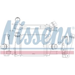 Intercooler NISSENS 96328 OE Ref 144963014R NISSENS