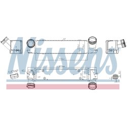 Intercooler NISSENS 96336 OE Ref 17517540035 NISSENS