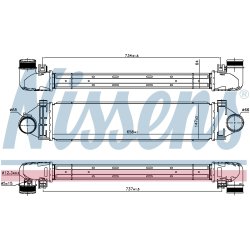 Intercooler NISSENS 96349 OE Ref 1742015 NISSENS