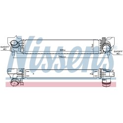 Intercooler NISSENS 96379 OE Ref 7617596 NISSENS