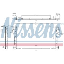 Intercooler NISSENS 96401 OE Ref 17940-0R040 NISSENS