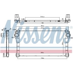 Intercooler NISSENS 96408 OE Ref 179400R030 NISSENS