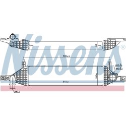 Intercooler NISSENS 96436 OE Ref 14461-BB50B NISSENS