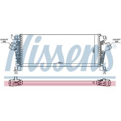 Intercooler NISSENS 96454 OE Ref 13393986 NISSENS