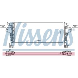 Intercooler NISSENS 96463 OE Ref 13393988 NISSENS