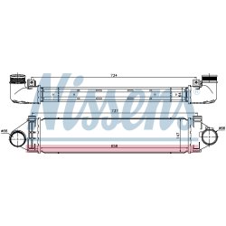 Intercooler NISSENS 96472 OE Ref 31338473 NISSENS