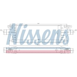 Intercooler NISSENS 96484 OE Ref 71750567 NISSENS