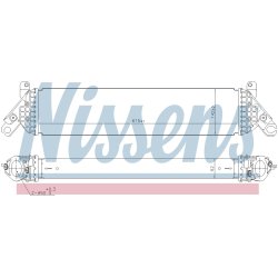 Intercooler NISSENS 96485 OE Ref SH01-13-565A NISSENS