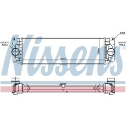 Intercooler NISSENS 96526 OE Ref 9065010201 NISSENS