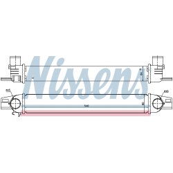 Intercooler NISSENS 96536 OE Ref 51790623 NISSENS