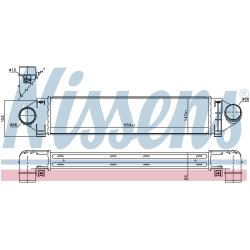 Intercooler NISSENS 96561 OE Ref 1382884 NISSENS