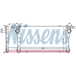 Intercooler NISSENS 96564 OE Ref 17940-0R020 NISSENS