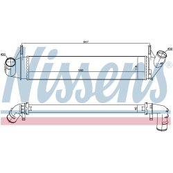 Intercooler NISSENS 96585 OE Ref 82 00 409 045 NISSENS