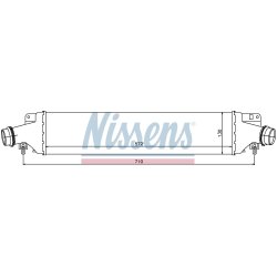 Intercooler NISSENS 96588 NISSENS