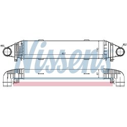 Intercooler NISSENS 96597 OE Ref A2045000300 NISSENS