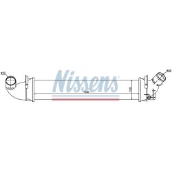 Intercooler NISSENS 96602 OE Ref 60 01 548 727 NISSENS