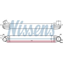 Intercooler NISSENS 96608 OE Ref 2.751.277 NISSENS