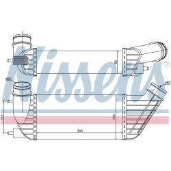 Intercooler NISSENS 96609 OE Ref 0384.N6 NISSENS