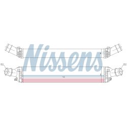 Intercooler NISSENS 96618 OE Ref 8K0145805AC NISSENS