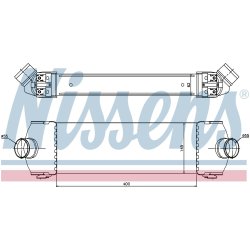 Intercooler NISSENS 96641 OE Ref 1376241 NISSENS