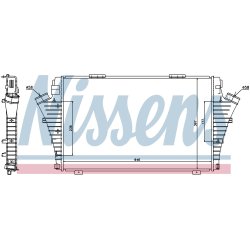 Intercooler NISSENS 96646 OE Ref 51749913 NISSENS