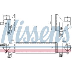 Intercooler NISSENS 96693 OE Ref 1084781 NISSENS