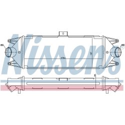Intercooler NISSENS 96727 OE Ref 504084140 NISSENS