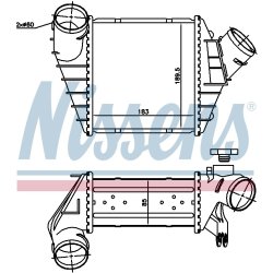 Intercooler NISSENS 96759 OE Ref 1C0.145.803 A NISSENS