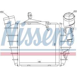 Intercooler NISSENS 96770 OE Ref 6Q0.145.804 G NISSENS