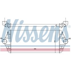 Intercooler NISSENS 96849 OE Ref 1472059080 NISSENS
