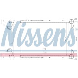 Intercooler NISSENS 96968 OE Ref 5001837222