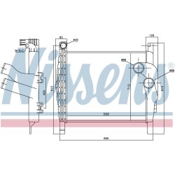 Intercooler NISSENS 96970 OE Ref 9405010401