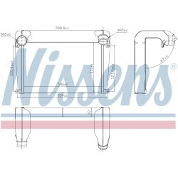 Intercooler NISSENS 96986 OE Ref 81.06130.0067