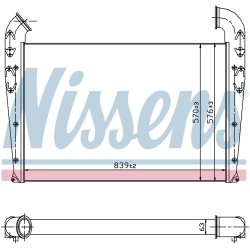 Intercooler NISSENS 96992 OE Ref 10571470