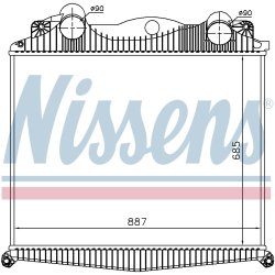 Intercooler NISSENS 97015 OE Ref 81061006694