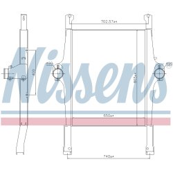 Intercooler NISSENS 97022 OE Ref 500060970