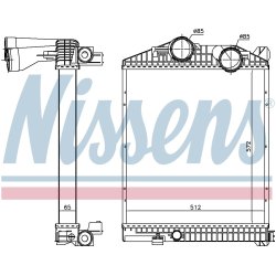 Intercooler NISSENS 97033 OE Ref 970 501 02 01