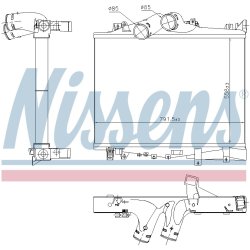 Intercooler NISSENS 97038 OE Ref 973 501 03 01