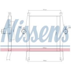 Intercooler NISSENS 97046 OE Ref 504015564